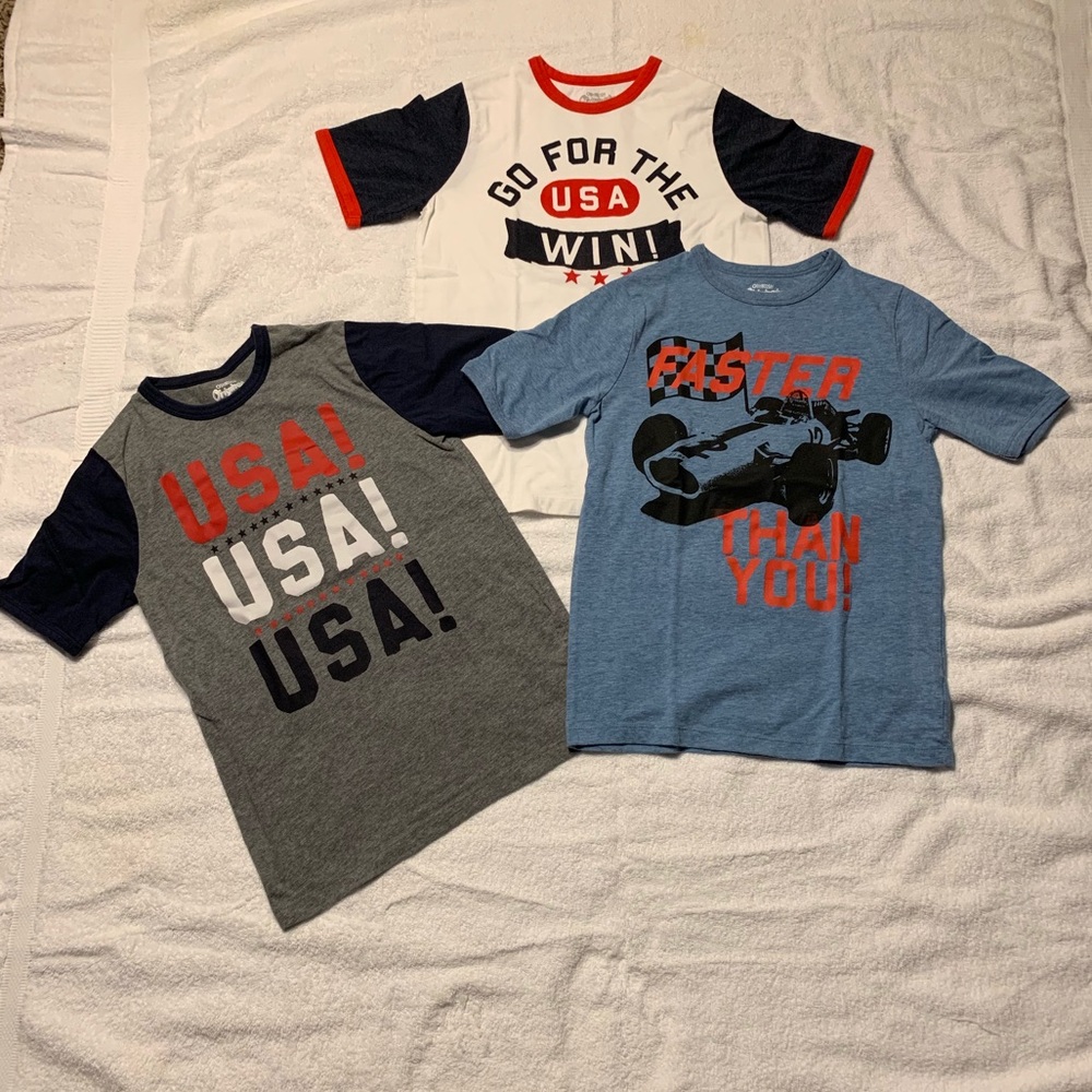 EUC 3 pcs oshkosh shirts for boys